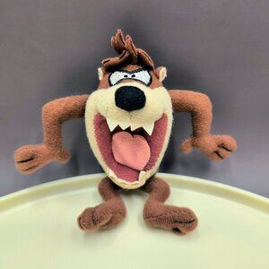 Vintage Looney Tunes Taz Tasmanian Devil Finger Puppet - Starbucks / Warner Bros